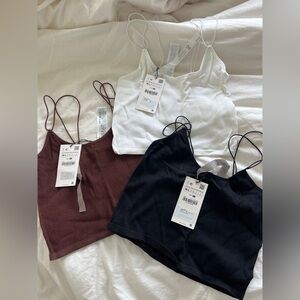 NWT Zara tank tops